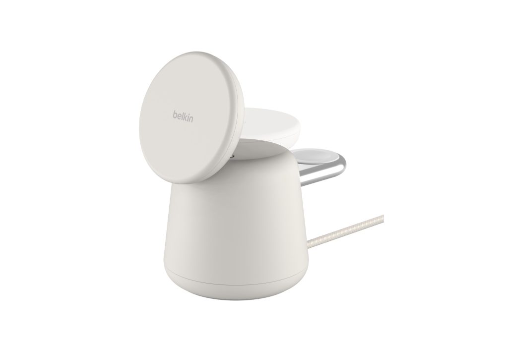 Зарядний пристрій бездротовий 2в1 MagSafe iPhone, Watch, AirPods